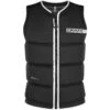 Mystic BRAND Wake Boarding Front-Zip Impact Vest - Black -AquaFit Shop 2020 Mystic Brand Wake Boarding Impact Vest 35205 200183 900 01