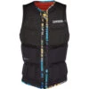 Mystic Womens GEM Wake Boarding Front-Zip Impact Vest - Black -AquaFit Shop 2020 Mystic Womens Gem Wake Boarding Impact Vest 35205 200185 900 01