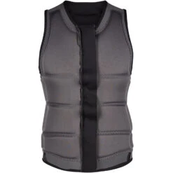 Mystic Womens STAR Wake Boarding Front-Zip Impact Vest - Black -AquaFit Shop 2020 Mystic Womens Star Wake Board Impact Vest 35205 200188 900 03