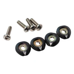 Ronix 1/4-20 Baseless Boot Hardware - Black/Stainless (Set Of 4)