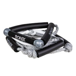 Ronix 25' Bungee Surf Rope With Handle - Silver/White