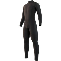 Mystic Brand 3/2mm Back-Zip Flatlock Wetsuit - Black -AquaFit Shop 2021 Mystic Brand 32 Backzip Wetsuit Black 210312 900 03