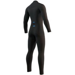 Mystic Brand 3/2mm Back-Zip Flatlock Wetsuit - Black -AquaFit Shop 2021 Mystic Brand 32 Backzip Wetsuit Black 210312 900 04
