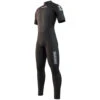 Mystic Brand 3/2mm Back-Zip Shortarm Flatlock Wetsuit - Black -AquaFit Shop 2021 Mystic Brand 32 Shortarm Wetsuit Black 210314 900 01