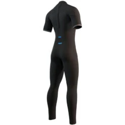Mystic Brand 3/2mm Back-Zip Shortarm Flatlock Wetsuit - Black -AquaFit Shop 2021 Mystic Brand 32 Shortarm Wetsuit Black 210314 900 04