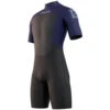 Mystic Brand 3/2mm Back-Zip Shorty Wetsuit - Night Blue -AquaFit Shop 2021 Mystic Brand 32 Shorty Wetsuit Black 210316 449 01