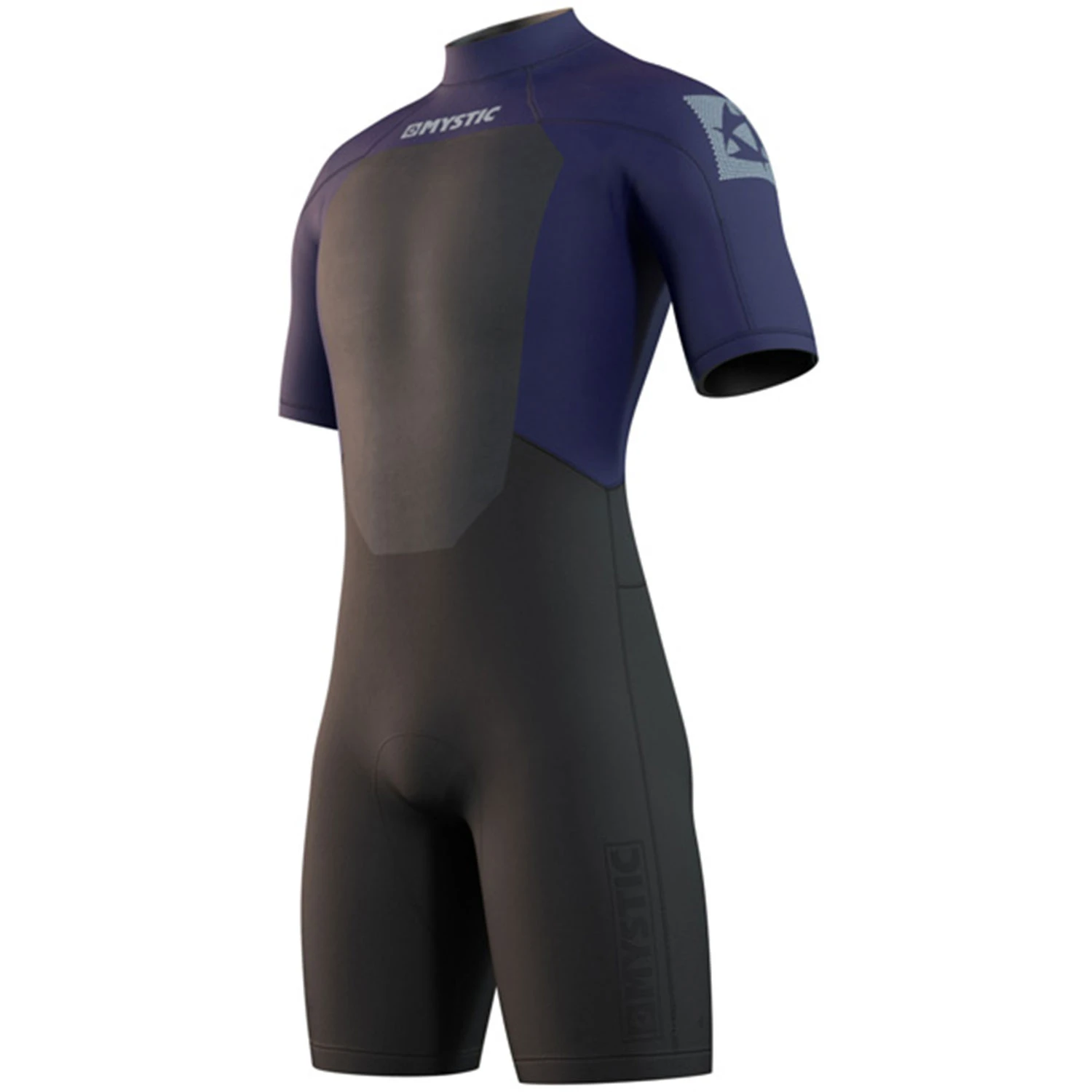 Mystic Brand 3/2mm Back-Zip Shorty Wetsuit - Night Blue 3 Mystic Brand 3/2mm Back-Zip Shorty Wetsuit - Night Blue