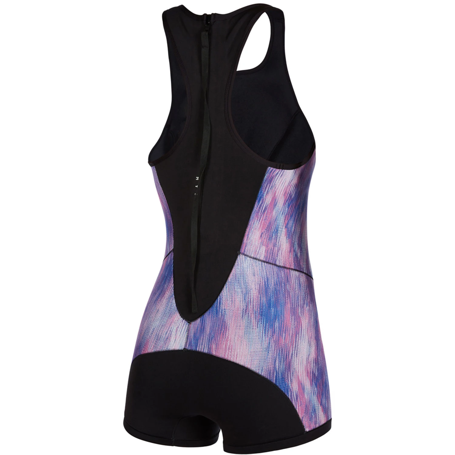 Mystic Womens Diva 2/2mm Back-Zip Short John Wetsuit - Black/Purple 4 Mystic Womens Diva 2/2mm Back-Zip Short John Wetsuit - Black/Purple - Image 2