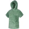 Mystic TEDDY Kids Poncho / Changing Robe - Sea Salt Green -AquaFit Shop 2021 Mystic Kids Teddy Poncho Sea Salt Green 210136 626 01