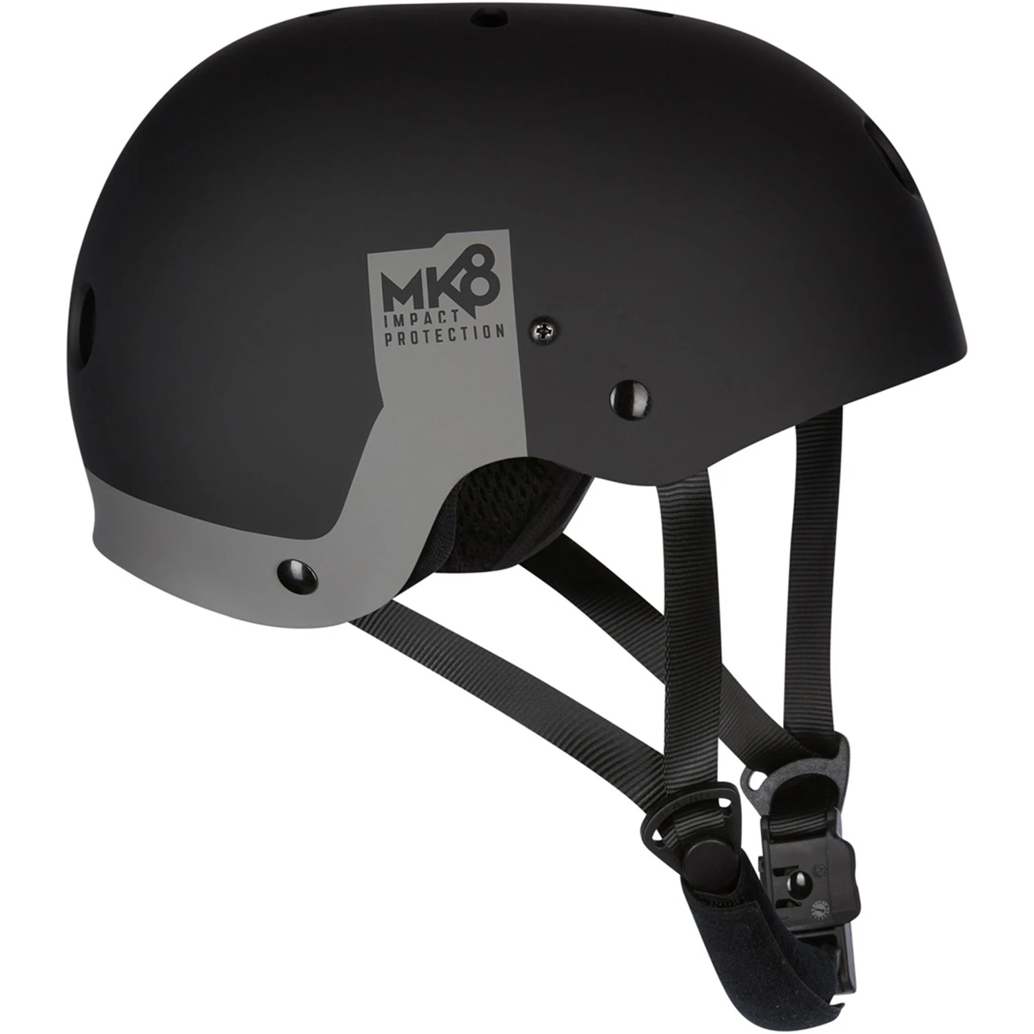 Mystic MK8X Kite & Wakeboarding Helmet - Black 4 Mystic MK8X Kite & Wakeboarding Helmet - Black - Image 2