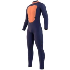Mystic Star 5/3mm GBS Back-Zip Fullsuit Wetsuit - Night Blue -AquaFit Shop 2021 Mystic Star 53 Backzip Wetsuit Night Blue 210309 449 03