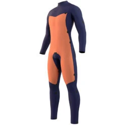 Mystic Star 5/3mm GBS Double Front-Zip Fullsuit Wetsuit - Night Blue -AquaFit Shop 2021 Mystic Star 53 GBS Fullsuit Wetsuit Night Blue 210305 449 03