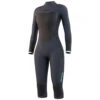 Mystic Womens Brand 3/2mm Back-Zip FL Shortleg Wetsuit - Night Blue -AquaFit Shop 2021 Mystic Womens Brand 32 Longarm Shortleg Wetsuit Night Blue 210320 449 01