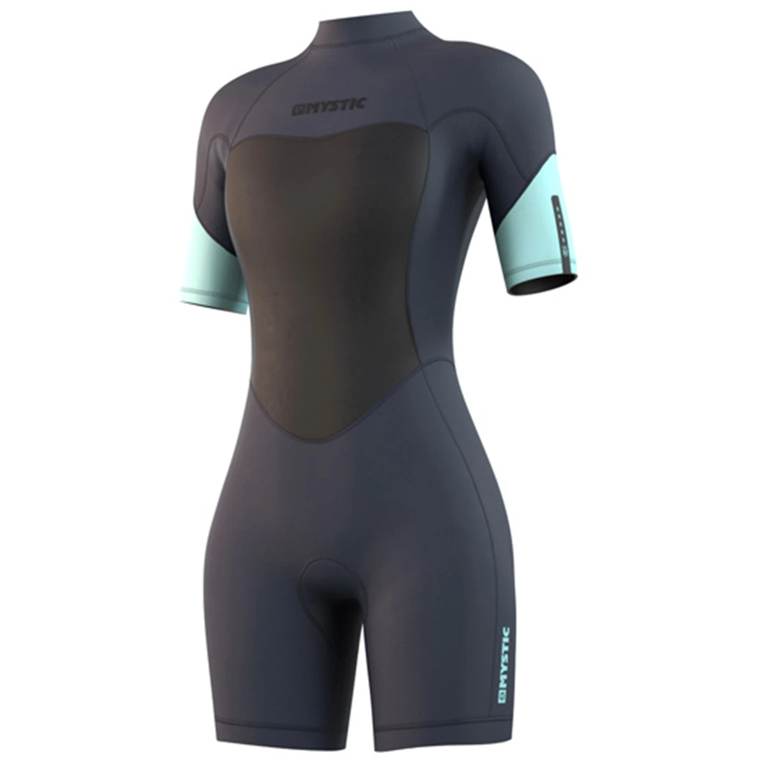 Mystic Womens Brand 3/2mm Shorty Wetsuit - Night Blue 3 Mystic Womens Brand 3/2mm Shorty Wetsuit - Night Blue
