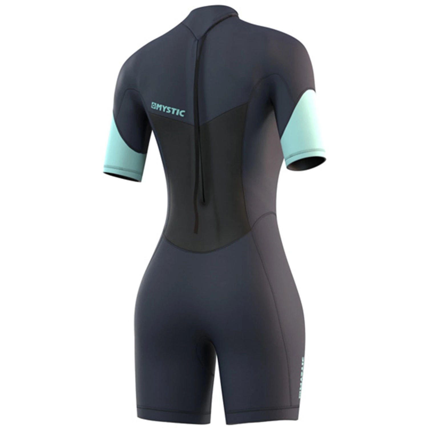 Mystic Womens Brand 3/2mm Shorty Wetsuit - Night Blue 4 Mystic Womens Brand 3/2mm Shorty Wetsuit - Night Blue - Image 2
