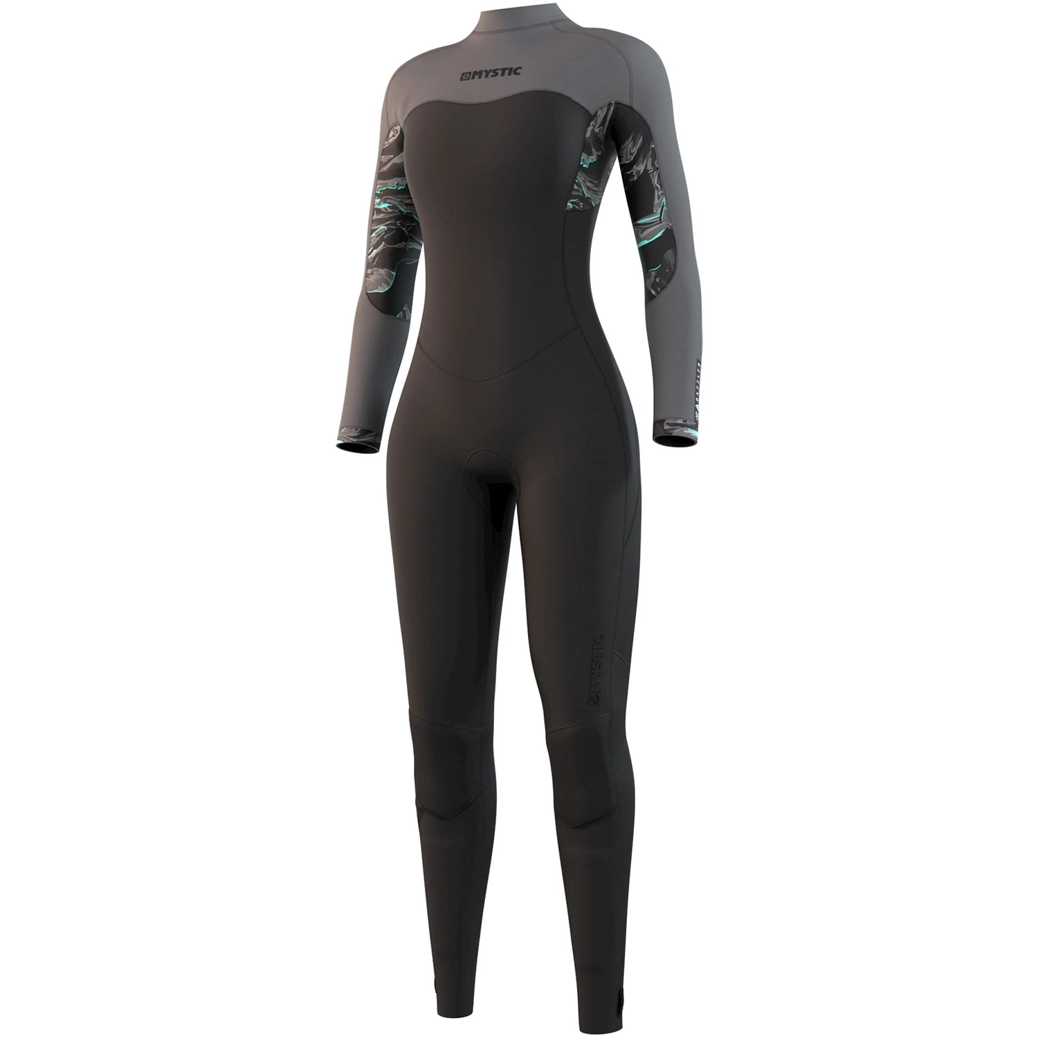 Mystic Womens DAZZLED 5/3mm Back Zip Wetsuit - Black 3 Mystic Womens DAZZLED 5/3mm Back Zip Wetsuit - Black