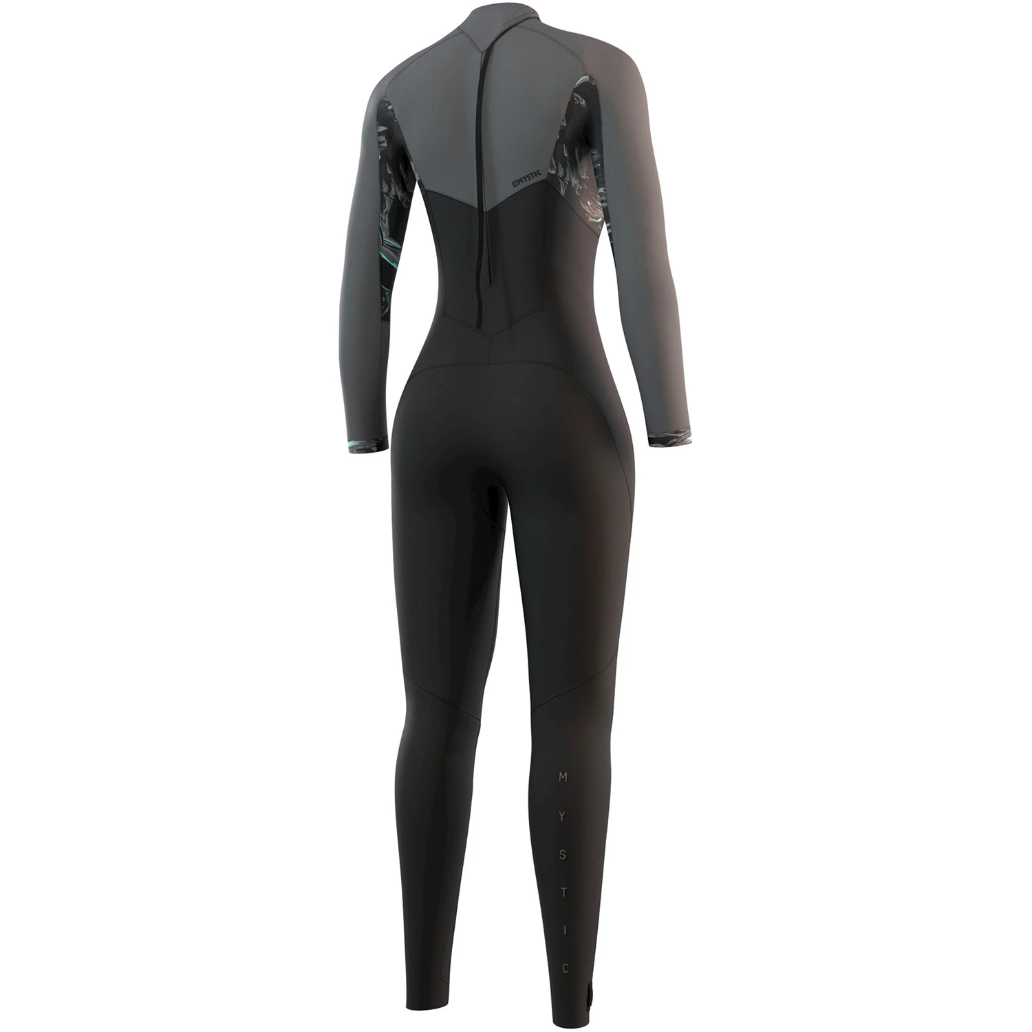 Mystic Womens DAZZLED 5/3mm Back Zip Wetsuit - Black 4 Mystic Womens DAZZLED 5/3mm Back Zip Wetsuit - Black - Image 2