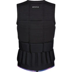 Mystic Womens DIVA FZip Wakeboard Impact Vest - Lisa Balou -AquaFit Shop 2021 Mystic Womens Diva Wakeboard Vest Black 200186 900 02