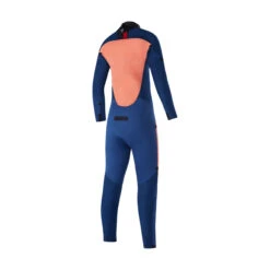 Mystic Junior Star 5/4mm Back-Zip Wetsuit - Night Blue -AquaFit Shop 2022 Mystic Junior Star 54mm Backzip Wetsuit Navy Lime 220040 449 04