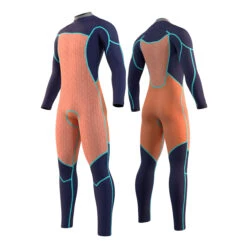 Mystic MAJESTIC 3/2 GBS Front Zip Wetsuit - Night Blue -AquaFit Shop 2022 Mystic Majestic Chestzip Wetsuit Night Blue 2