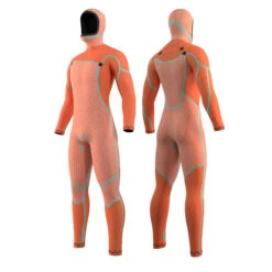 Mystic Voltt Hooded 6/4/3mm Front-Zip Fullsuit Wetsuit - Black -AquaFit Shop 2022 Mystic Voltt Hooded 643mm Chest zip Wetsuit Inside