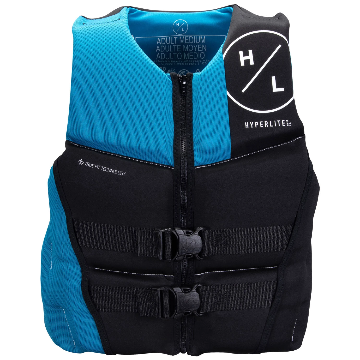 Hyperlite Prime CGA Wakeboard Vest - Blue/Black 3 Hyperlite Prime CGA Wakeboard Vest - Blue/Black