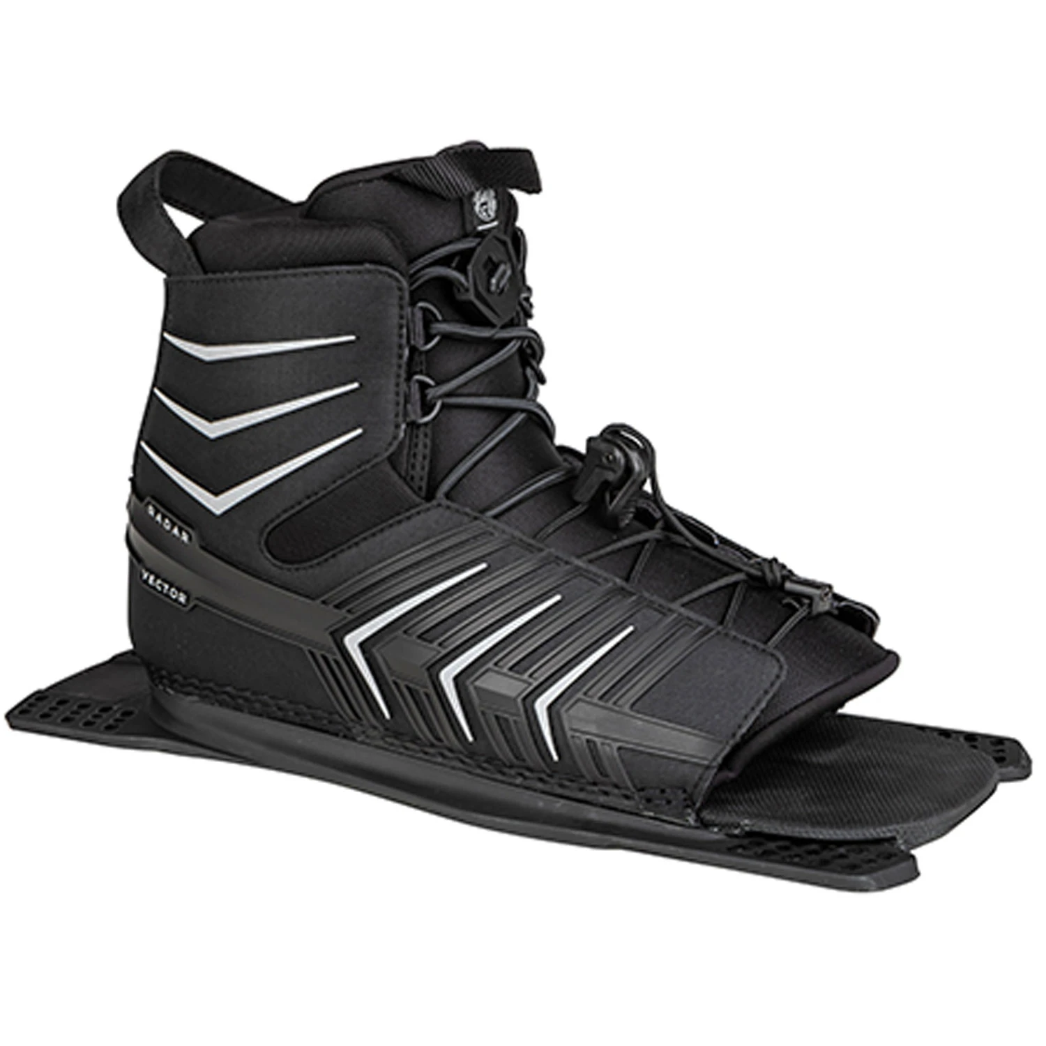 Radar Skis Vector Rear Feather Frame Boot - Black/Silver - Image 3