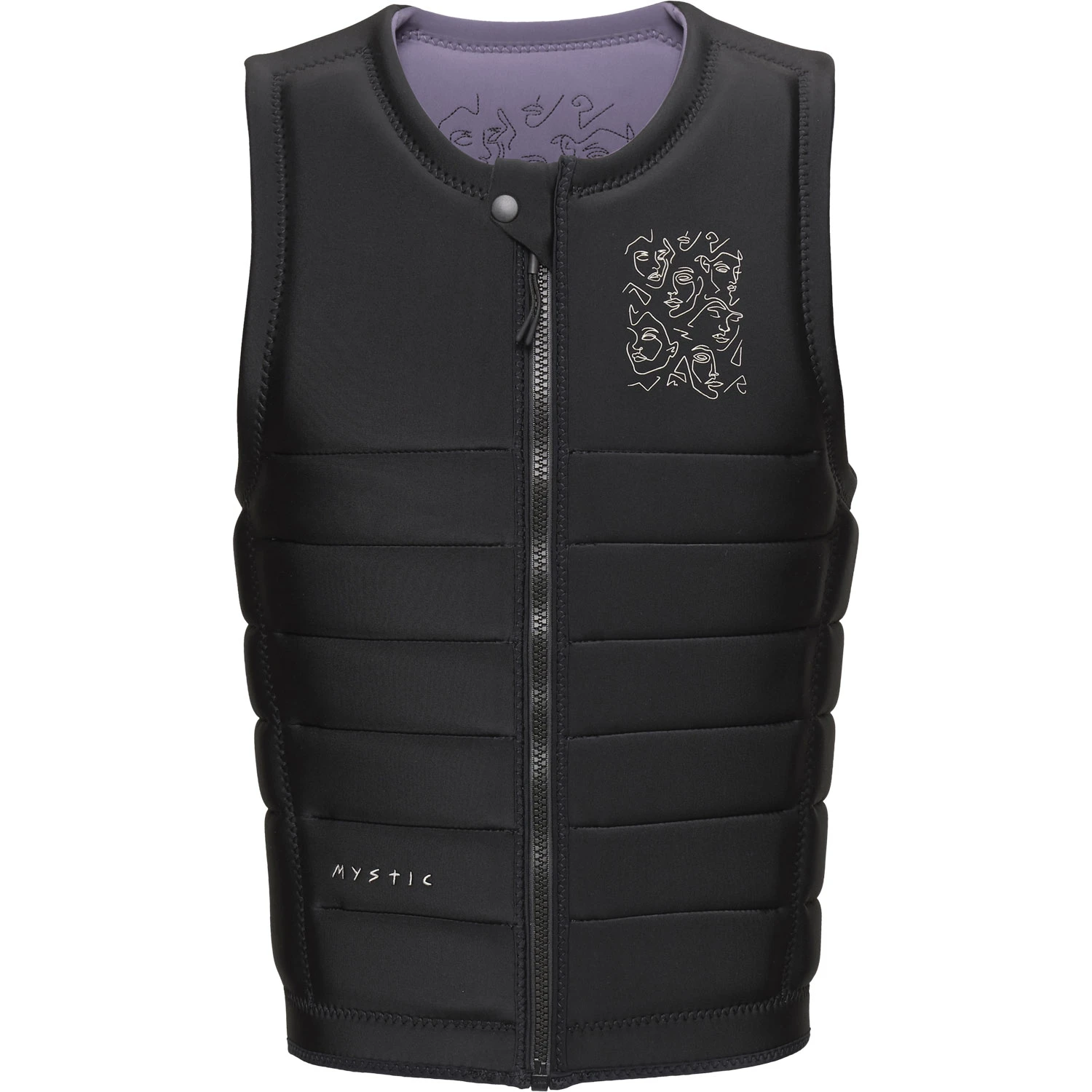 Mystic Mayhem Wake Boarding Impact Vest - Black / Reversible 3 Mystic Mayhem Wake Boarding Impact Vest - Black / Reversible