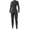 Mystic Womens Jayde 4/3mm Chest-Zip Fullsuit Wetsuit - Black -AquaFit Shop 2023 Mystic Jayde Fullsuit Double Front Zip Wetsuit Black 1