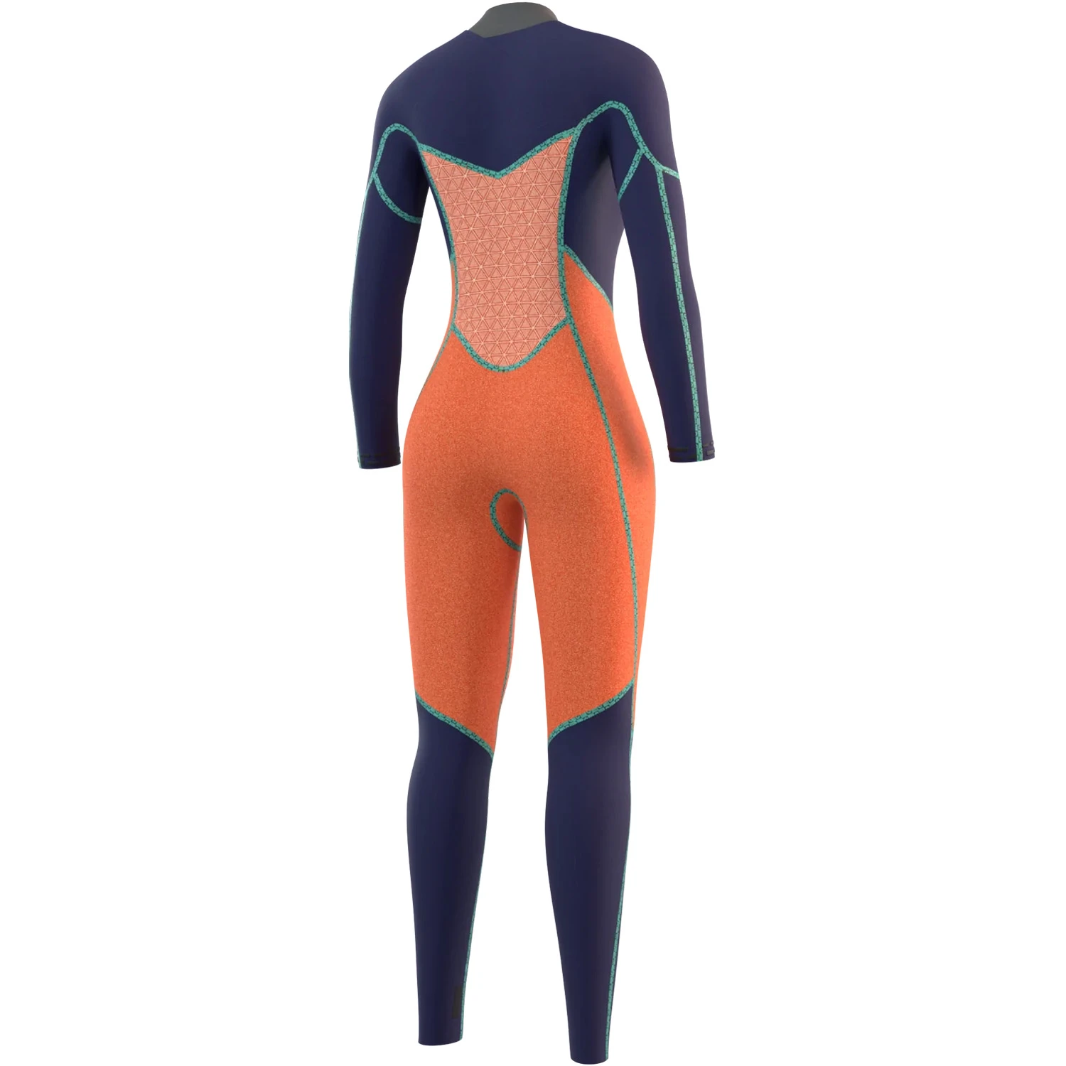 Mystic Womens Jayde 3/2mm Chest-Zip Fullsuit Wetsuit - Navy 6 Mystic Womens Jayde 3/2mm Chest-Zip Fullsuit Wetsuit - Navy - Image 4