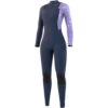 Mystic Womens Jayde 5/4mm Chest-Zip Fullsuit Wetsuit - Navy -AquaFit Shop 2023 Mystic Jayde Fullsuit Double Front Zip Wetsuit Navy 1 1