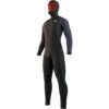 Mystic Marshall Hooded 5/3mm Front-Zip Fullsuit Wetsuit - Black -AquaFit Shop 2023 Mystic Marshall Hooded Chestzip Fullsuit Black 1