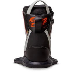Ronix Atmos EXP Wakeboard Boots - Black/Dove/Red -AquaFit Shop 2023 RONIX BOOTS ATMOS LEFT HEEL