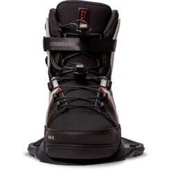 Ronix Atmos EXP Wakeboard Boots - Black/Dove/Red -AquaFit Shop 2023 RONIX BOOTS ATMOS LEFT TOE