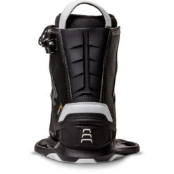 Ronix One Intuition Wakeboard Boots - Cordura -AquaFit Shop 2023 RONIX BOOTS ONE CORDURA BLACK WHITE RIGHT HEEL