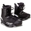 Ronix One Intuition Wakeboard Boots - Cordura -AquaFit Shop 2023 RONIX BOOTS ONE CORDURA BLACK WHITEPAIR