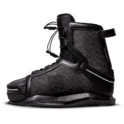 Ronix Parks Stage 2 Wakeboard Boots - Black Reflective -AquaFit Shop 2023 RONIX BOOTS PARKS LEFT LATERAL