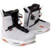 Ronix Rise Intuition Wakeboard Boots - White/Peach -AquaFit Shop 2023 RONIX BOOTS RISE PAIR