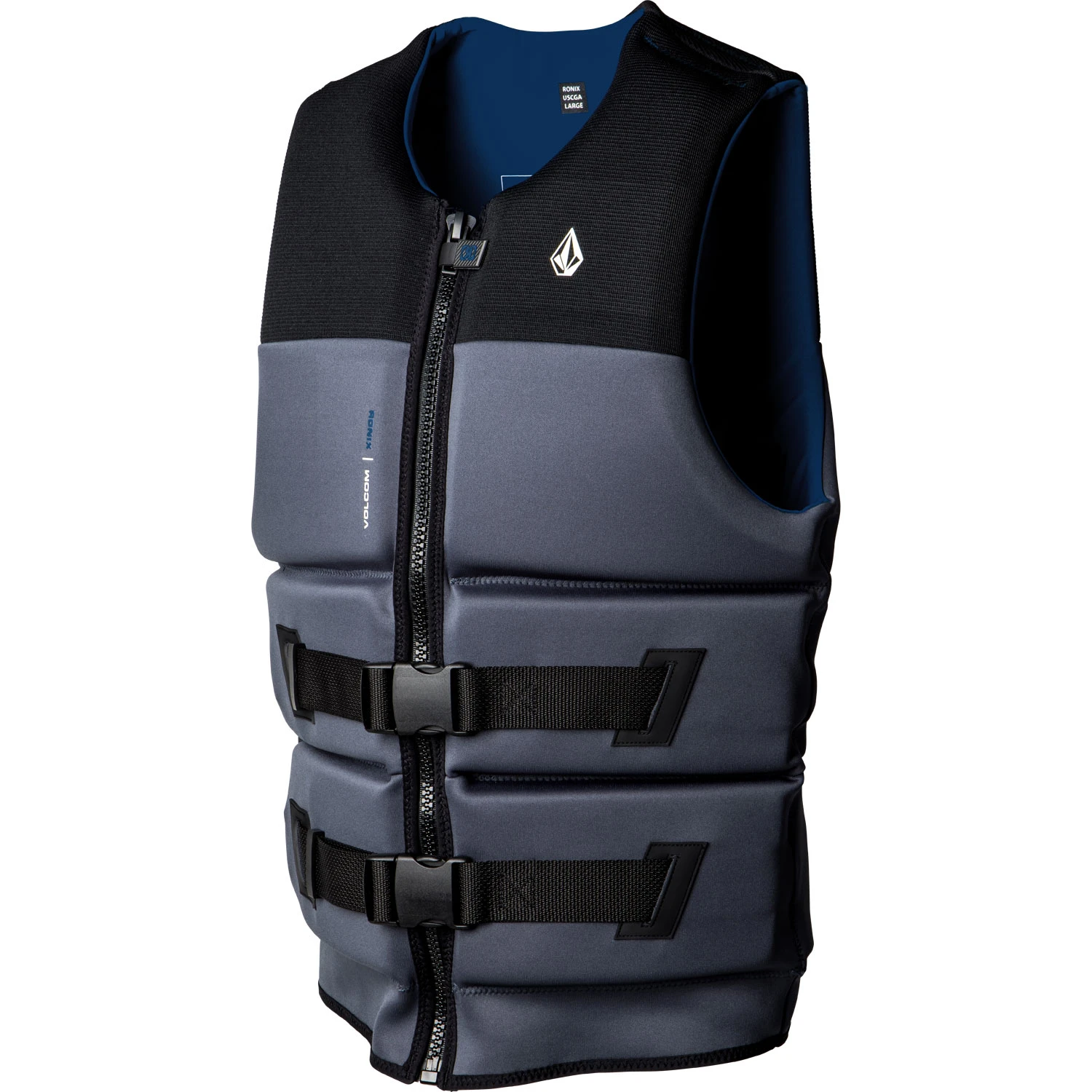 Ronix Volcom Yes CGA Impact Vest - Charcoal/Black 3 Ronix Volcom Yes CGA Impact Vest - Charcoal/Black