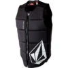 Ronix Volcom Impact Wakeboard Vest - Black / Death Stones -AquaFit Shop 2023 RONIX IMPACT JACKET VOLCOM 3 4 FRONT ANGLE 1