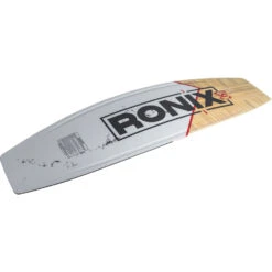 Ronix Atmos Spine Flex Park Board - Charcoal / Red R23AT -AquaFit Shop 2023 RONIX WAKEBOARD ATMOS BASE ANGLE 1