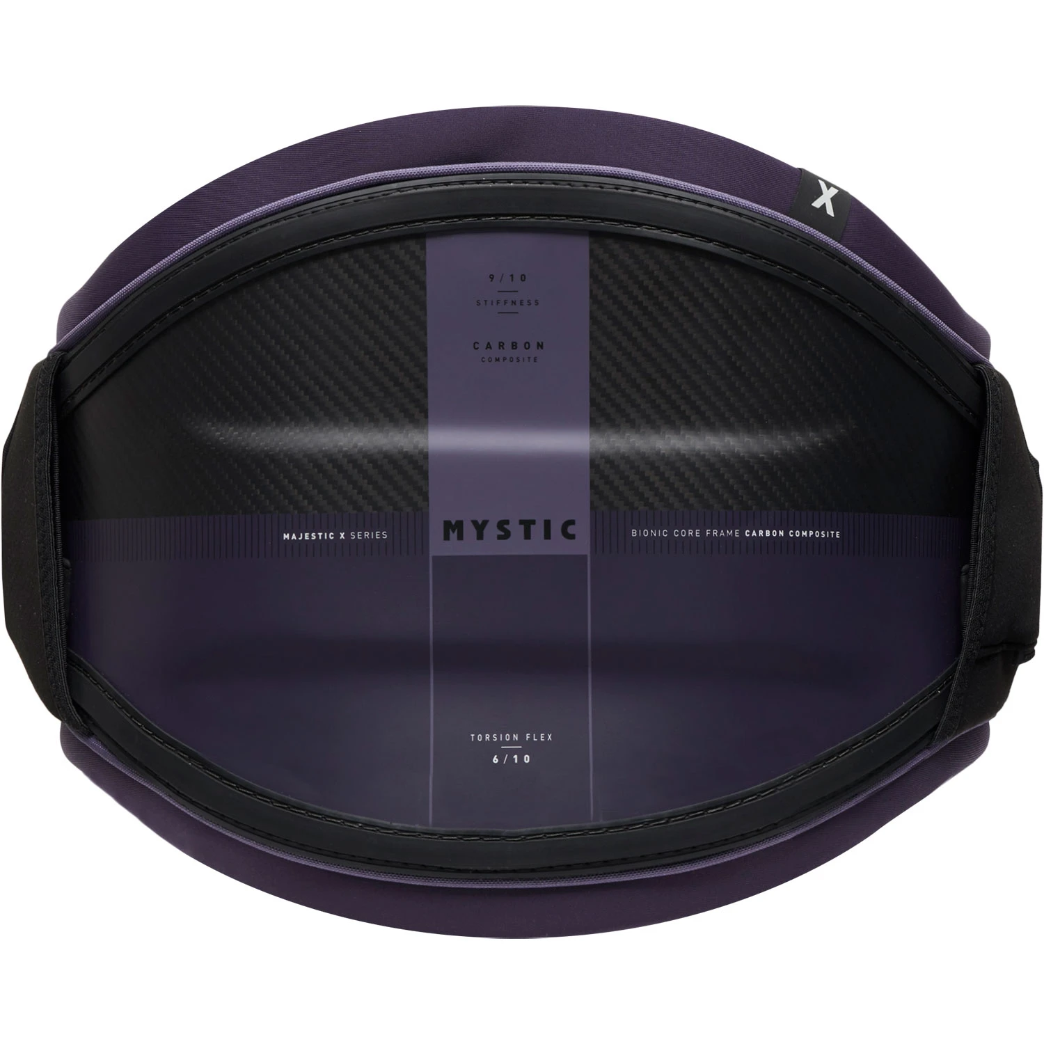 Mystic Majestic X Waist Harness No Spreader Bar - Deep Purple 3 Mystic Majestic X Waist Harness No Spreader Bar - Deep Purple