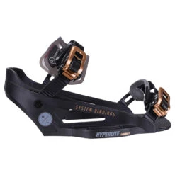 Hyperlite System Lowback Chassis Wakeboard Bindings - Black -AquaFit Shop 2024 hyperlite wakeboard boots system lowback Black 2