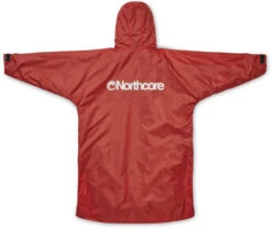 Northcore Beach Basha Pro 4 Season Changing Robe / Poncho - Red -AquaFit Shop Northcore Beach Basha Pro Red 3