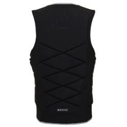 Mystic Outlaw Wake Boarding Front-Zip Impact Vest - Black -AquaFit Shop P2022 mystic outlaw wake boarding front zip impact vest black 220145 02