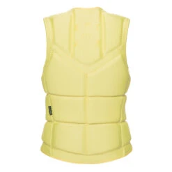 Mystic Womens Star Wake Boarding Front-Zip Impact Vest - Pastel Yellow -AquaFit Shop P2022 mystic womens star wake boarding front zip impact vest pastel yellow 02