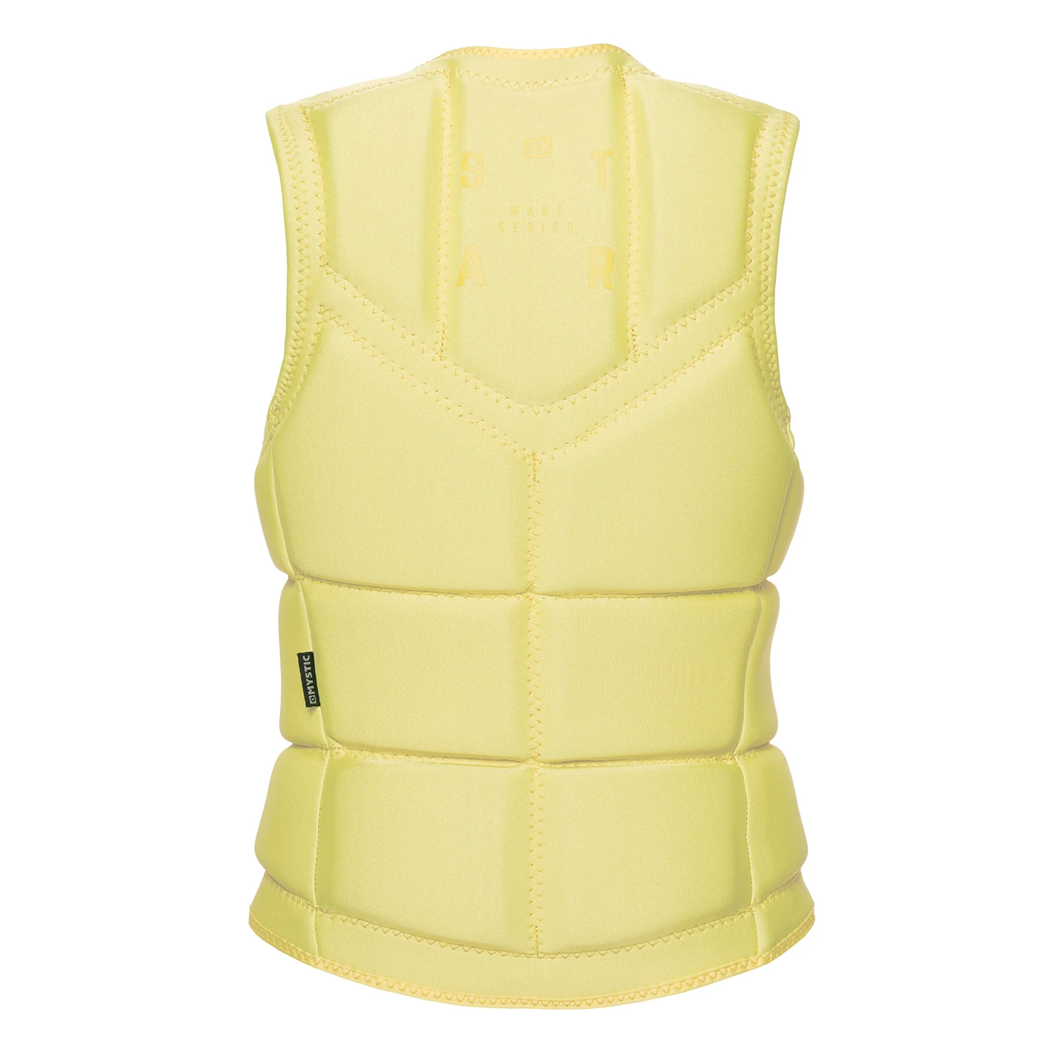 Mystic Womens Star Wake Boarding Front-Zip Impact Vest - Pastel Yellow - Image 2