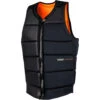 Radar Drifter Waterski Impact Vest - Black/Orange Glow 1 Radar Drifter Waterski Impact Vest - Black/Orange Glow -AquaFit Shop Radar Drifter Vest Angle