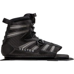 Radar Vector BOA Front Aluminium Plate Boot - Black/Carbon/White -AquaFit Shop Radar Vector Boa Front Aluminum Right Side