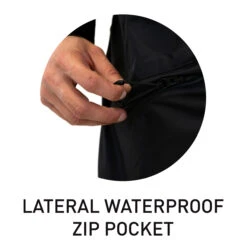 Surflogic Storm Robe LS Waterproof Poncho / Changing Robe - Black -AquaFit Shop Surf Logic Long Sleeve Storm Robe 7